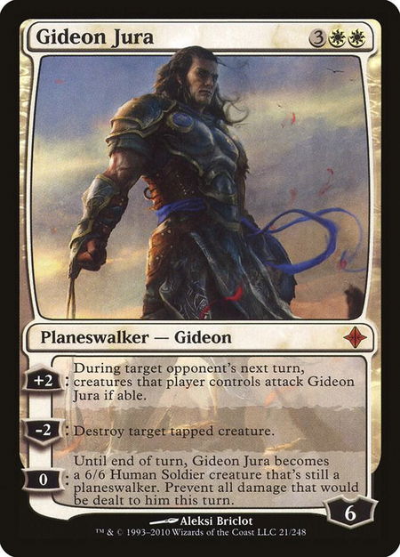 Gideon Jura - Rise of the Eldrazi Magic: The Gathering trading card
