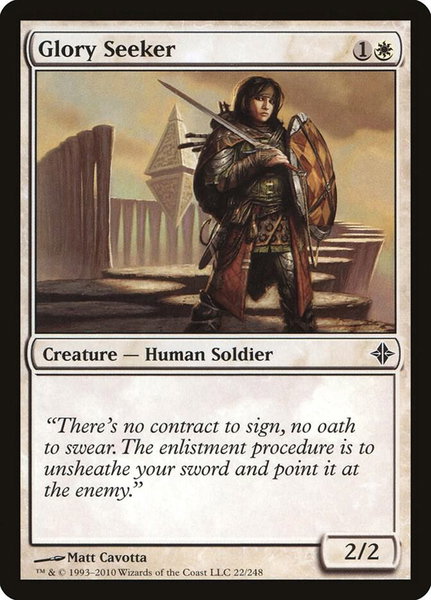 Glory Seeker - Rise of the Eldrazi Magic: The Gathering trading card