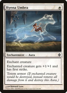 Hyena Umbra - Rise of the Eldrazi (ROE) #26 - Common Magic: The Gathering Trading Card