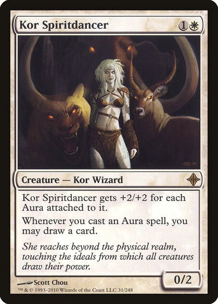 Kor Spiritdancer - Rise of the Eldrazi Magic: The Gathering trading card