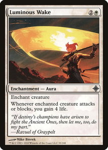 Luminous Wake - Rise of the Eldrazi (ROE) #35 - Uncommon Magic: The Gathering Trading Card