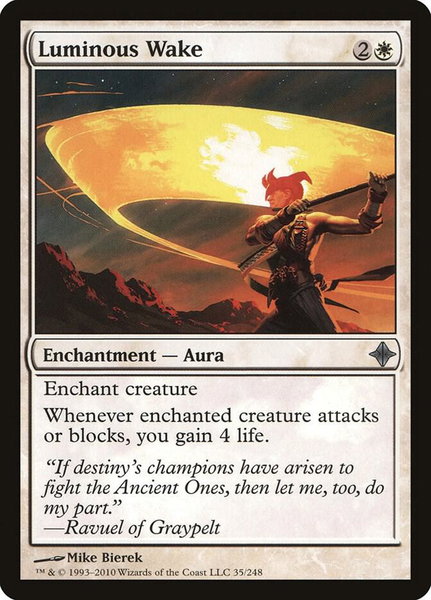Luminous Wake - Rise of the Eldrazi Magic: The Gathering trading card
