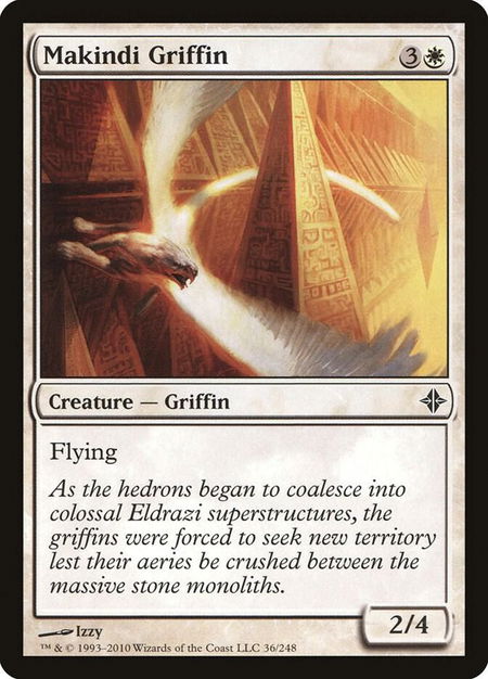 Makindi Griffin - Rise of the Eldrazi Magic: The Gathering trading card