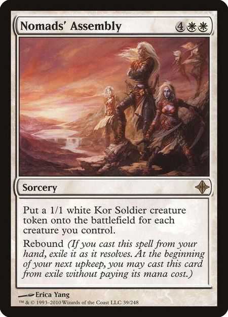 Nomads' Assembly - Rise of the Eldrazi Magic: The Gathering trading card