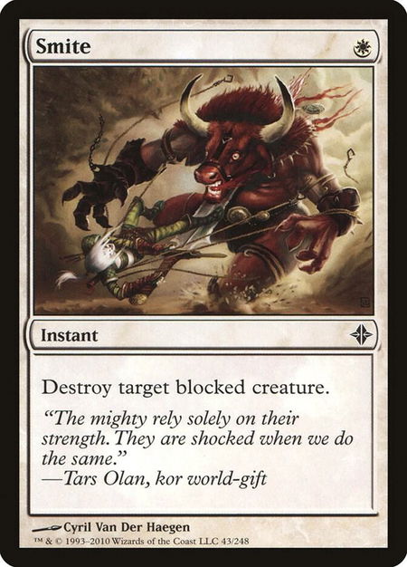 Smite - Rise of the Eldrazi Magic: The Gathering trading card