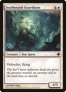 Soulbound Guardians - Rise of the Eldrazi (ROE) #45 - Uncommon Magic: The Gathering Trading Card