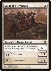 Student of Warfare - Rise of the Eldrazi (ROE) #47 - Rare Magic: The Gathering Trading Card