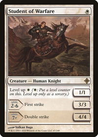 Student of Warfare - Rise of the Eldrazi (ROE) #47 - Rare Magic: The Gathering Trading Card