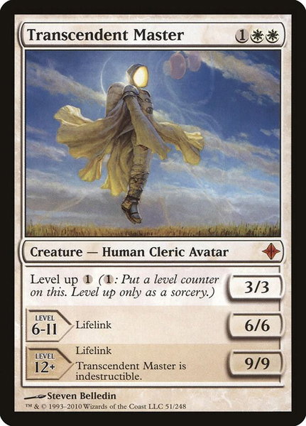 Transcendent Master - Rise of the Eldrazi Magic: The Gathering trading card