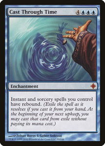 Cast Through Time - Rise of the Eldrazi (ROE) #55 - Mythic Rare Magic: The Gathering Trading Card