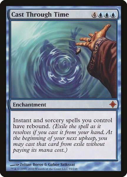Cast Through Time - Rise of the Eldrazi Magic: The Gathering trading card