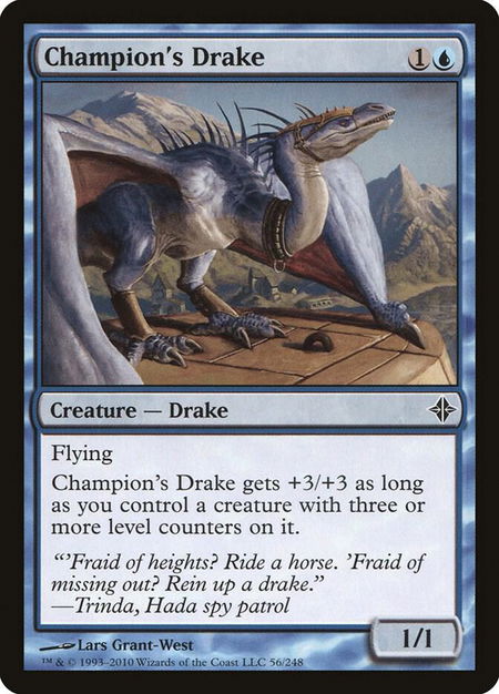Champion's Drake - Rise of the Eldrazi Magic: The Gathering trading card