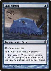 Crab Umbra - Rise of the Eldrazi (ROE) #58 - Uncommon Magic: The Gathering Trading Card