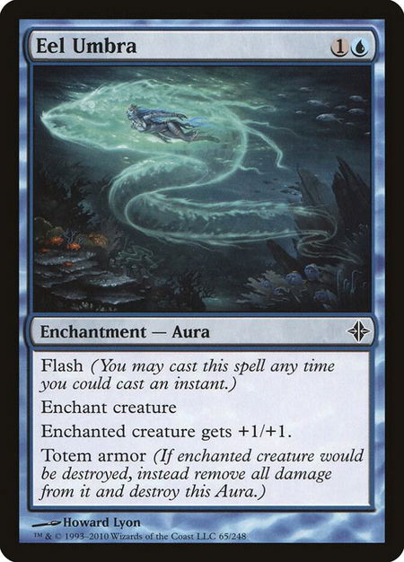 Eel Umbra - Rise of the Eldrazi Magic: The Gathering trading card