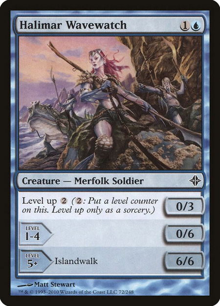 Halimar Wavewatch - Rise of the Eldrazi Magic: The Gathering trading card