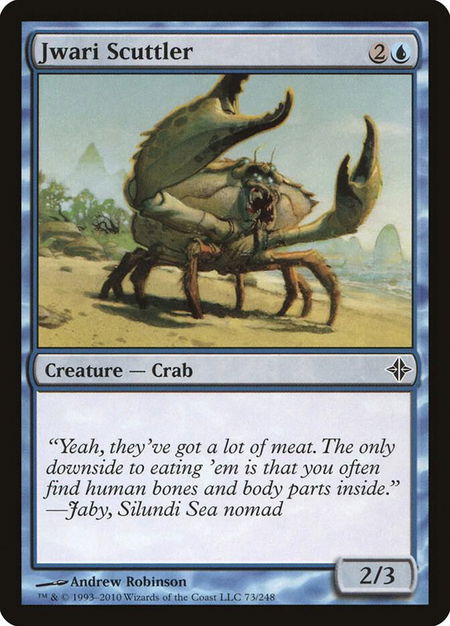 Jwari Scuttler - Rise of the Eldrazi Magic: The Gathering trading card