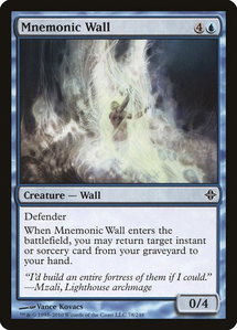 Mnemonic Wall - Rise of the Eldrazi (ROE) #78 - Common Magic: The Gathering Trading Card