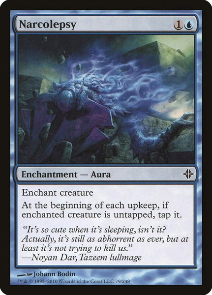 Narcolepsy - Rise of the Eldrazi Magic: The Gathering trading card