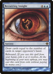 Recurring Insight - Rise of the Eldrazi (ROE) #82 - Rare Magic: The Gathering Trading Card