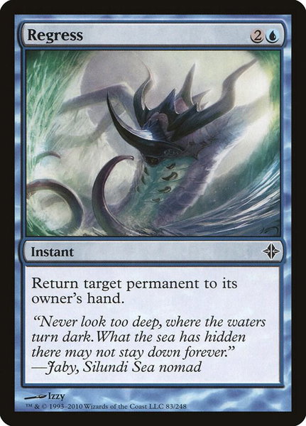 Regress - Rise of the Eldrazi Magic: The Gathering trading card