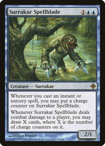 Surrakar Spellblade - Rise of the Eldrazi (ROE) #90 - Rare Magic: The Gathering Trading Card