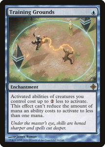 Training Grounds - Rise of the Eldrazi (ROE) #91 - Rare Magic: The Gathering Trading Card