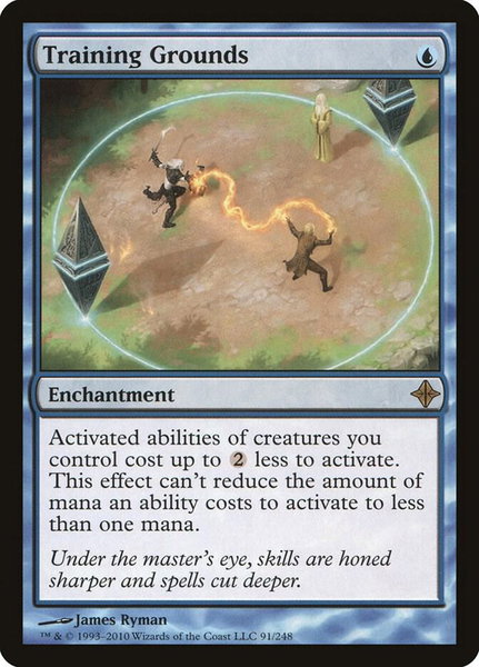 Training Grounds - Rise of the Eldrazi Magic: The Gathering trading card