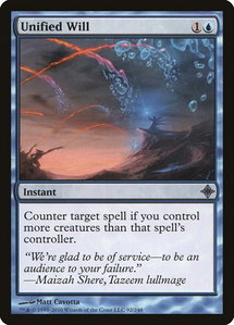 Unified Will - Rise of the Eldrazi (ROE) #92 - Uncommon Magic: The Gathering Trading Card