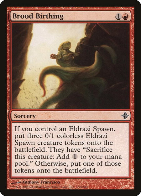 Brood Birthing - Rise of the Eldrazi Magic: The Gathering trading card