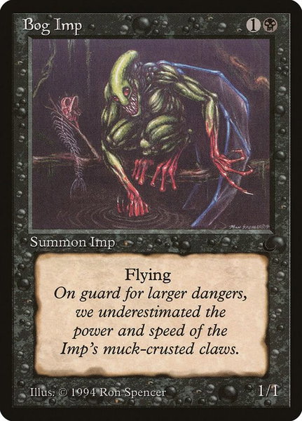 Bog Imp - The Dark Magic: The Gathering trading card