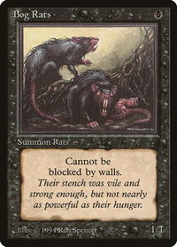 Bog Rats - The Dark (DRK) #42 - Common Magic: The Gathering Trading Card