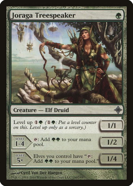 Joraga Treespeaker - Rise of the Eldrazi Magic: The Gathering trading card