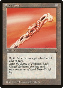 Bone Flute - The Dark (DRK) #97 - Uncommon Magic: The Gathering Trading Card