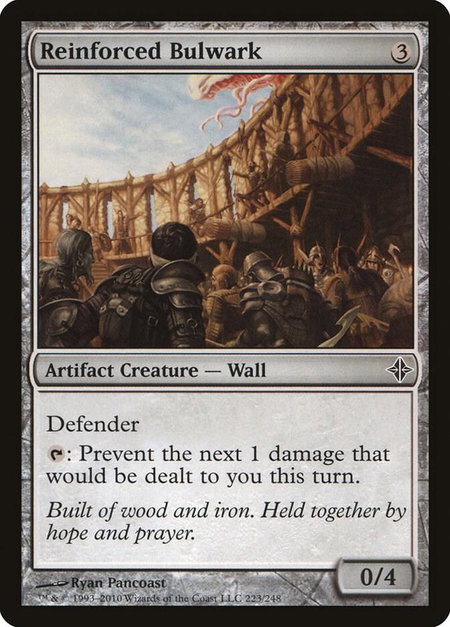 Reinforced Bulwark - Rise of the Eldrazi Magic: The Gathering trading card