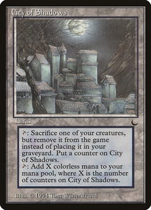 City of Shadows - The Dark (DRK) #null - Rare Magic: The Gathering Trading Card