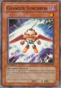 Changer Synchron - The Shining Darkness YuGiOh trading card