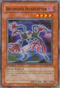 Archfiend Interceptor - The Shining Darkness YuGiOh trading card