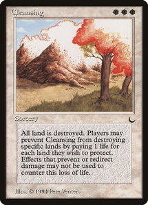 Cleansing - The Dark (DRK) #4 - Rare Magic: The Gathering Trading Card