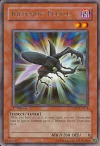 Infernity Beetle - The Shining Darkness YuGiOh trading card