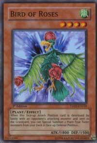 Bird of Roses - The Shining Darkness (TSHD) #TSHD-EN018 - Super Rare YuGiOh Trading Card