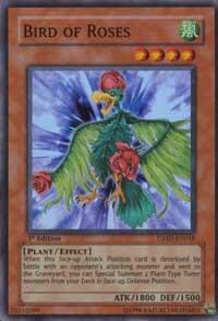 Bird of Roses - The Shining Darkness YuGiOh trading card