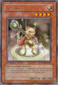 Magidog trading card from The Shining Darkness Magidog - The Shining Darkness YuGiOh trading card