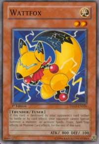 Wattfox - The Shining Darkness YuGiOh trading card