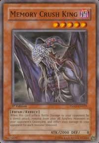 Memory Crush King - The Shining Darkness (TSHD) #TSHD-EN029 - Common / Short Print YuGiOh Trading Card