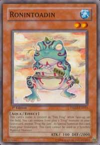 Ronintoadin trading card from The Shining Darkness Ronintoadin - The Shining Darkness YuGiOh trading card