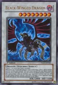 Black-Winged Dragon - The Shining Darkness (TSHD) #TSHD-EN040 - Ultra Rare YuGiOh Trading Card