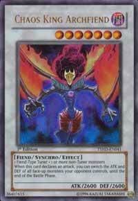 Chaos King Archfiend - The Shining Darkness (TSHD) #TSHD-EN041 - Ultra Rare YuGiOh Trading Card