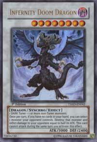 Infernity Doom Dragon - The Shining Darkness (TSHD) #TSHD-EN042 - Ultra Rare YuGiOh Trading Card