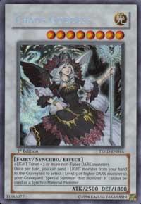 Chaos Goddess trading card from The Shining Darkness Chaos Goddess - The Shining Darkness YuGiOh trading card