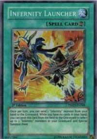 Infernity Launcher - The Shining Darkness (TSHD) #TSHD-EN048 - Super Rare YuGiOh Trading Card